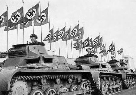 Немецкие танки на параде