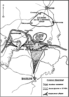 Наступление 61-й армии 5 - 12 июля 1942 г.
